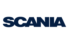 Scania logo representing an occupier at Wester Gourdie Industrial Estate in Dundee