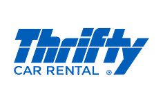 Thrifty Car Rental logo representing an occupier at Wester Gourdie Industrial Estate in Dundee